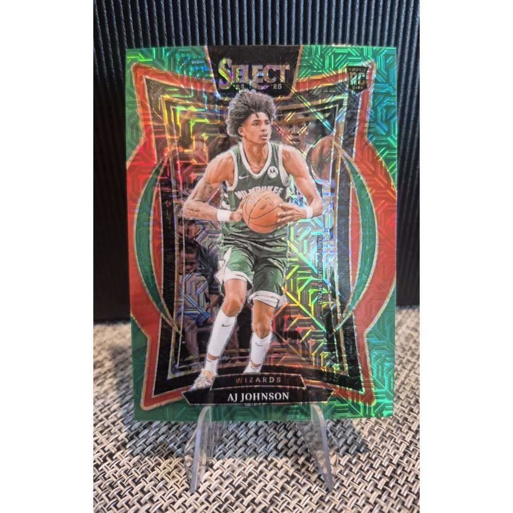 2024-25 Panini Select AJ Johnson #67 Concourse Green Mojo Prizm (RC)‎